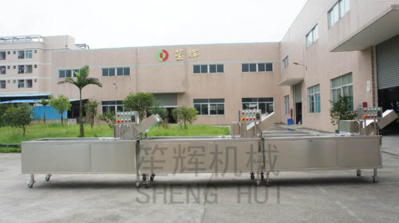 Machine &agrave; laver les l&eacute;gumes en continu pour les clients en Afrique du Sud 1