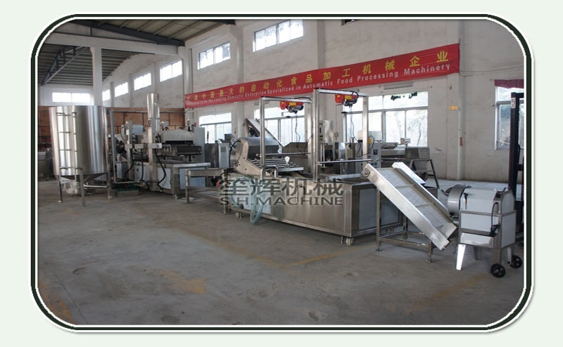 Ligne de production de frites ShenghuiFrench 1