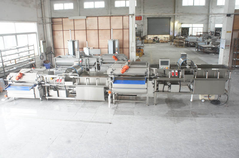 machine de nettoyage de laitue