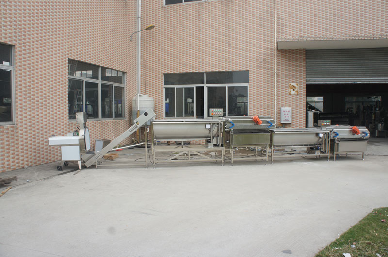 Ligne de production de vortex de fruits et l&eacute;gumes