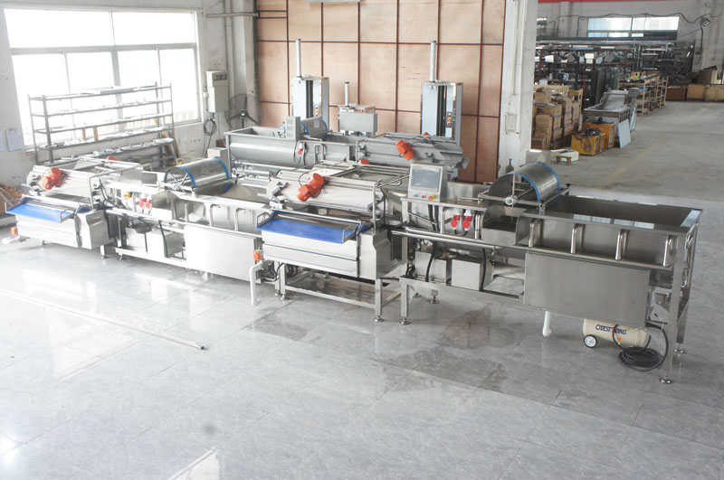 machine de nettoyage de l&eacute;gumes