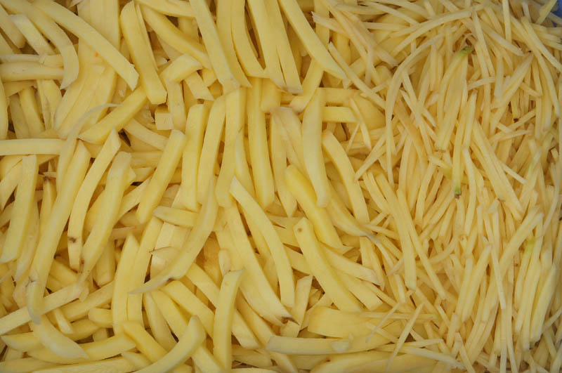 Carottes tranch&eacute;es