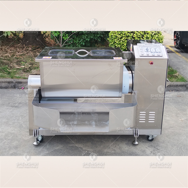 Mélangeur automatique de viande, machine de mélange d'aliments, équipement de mélange de remplissage de viande, mélangeur de type auge