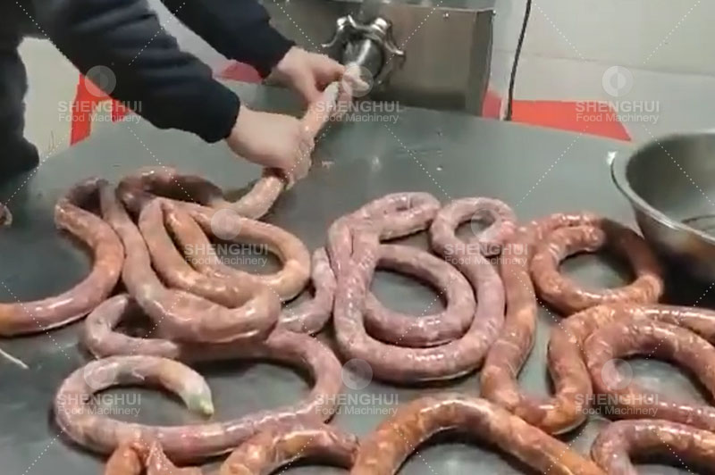 machine de remplissage de saucisse