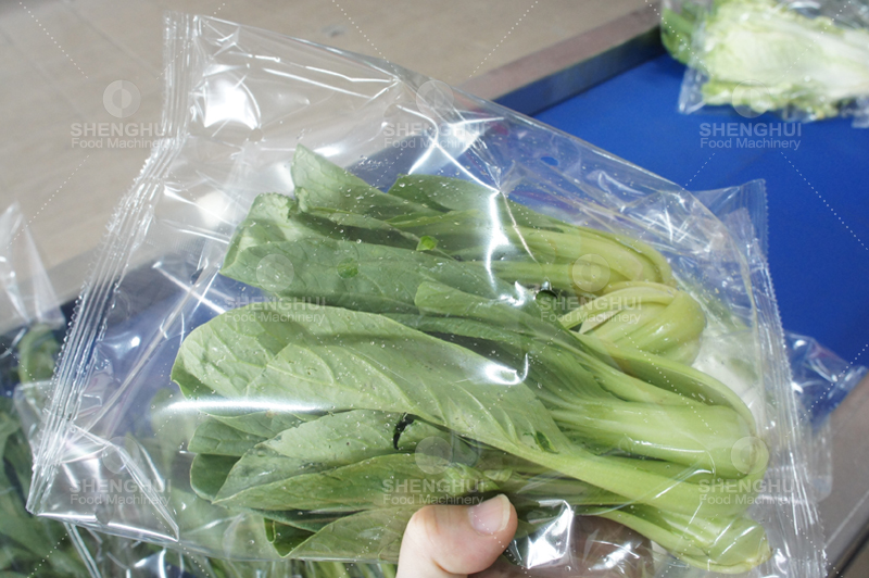 Machine &agrave; emballer les l&eacute;gumes