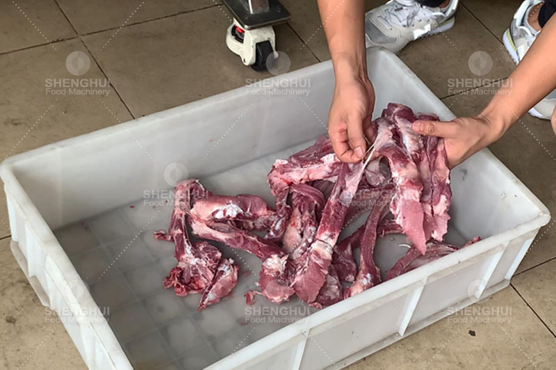 Machine &agrave; d&eacute;couper les travers de porc (5)