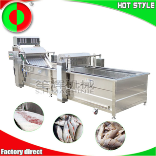 Machine à laver le poisson automatique, machine de nettoyage du poisson, laveuse de viande, machine de dessalage du poisson