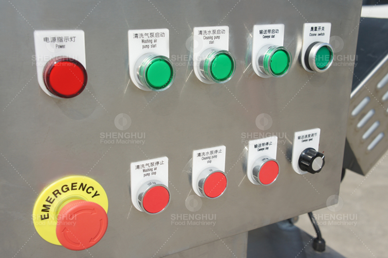 Machine &agrave; laver les fruits &agrave; bulles