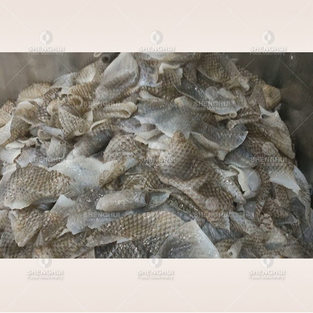Machine automatique de découpe de peau de poisson – Équipement de transformation des produits de la mer