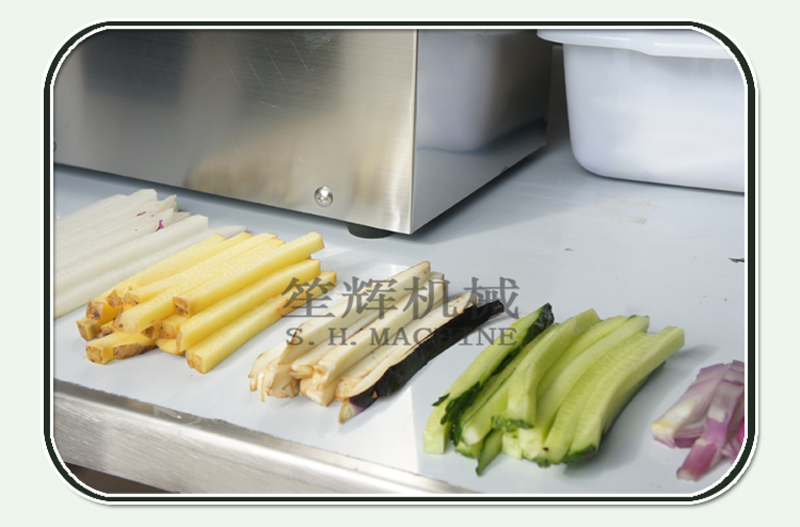 machine de d&eacute;coupe de pommes de terre