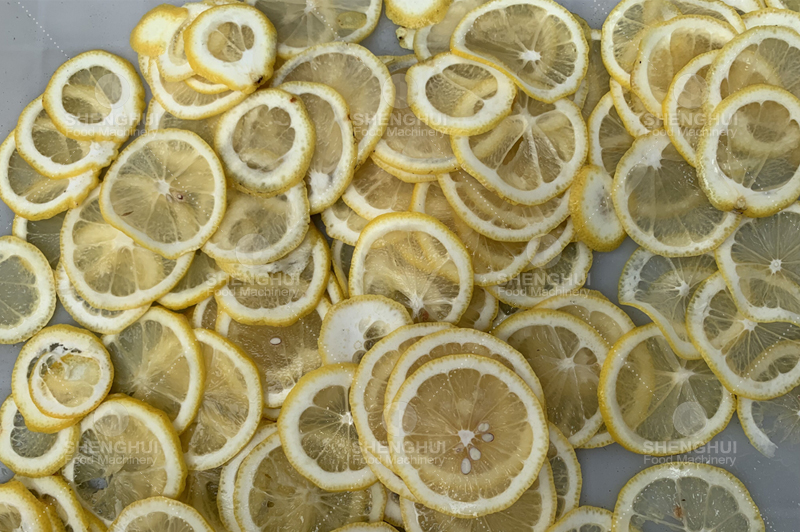 &Eacute;quipement de tranchage de citron