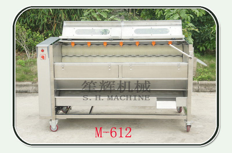 machine de nettoyage de pommes de terre