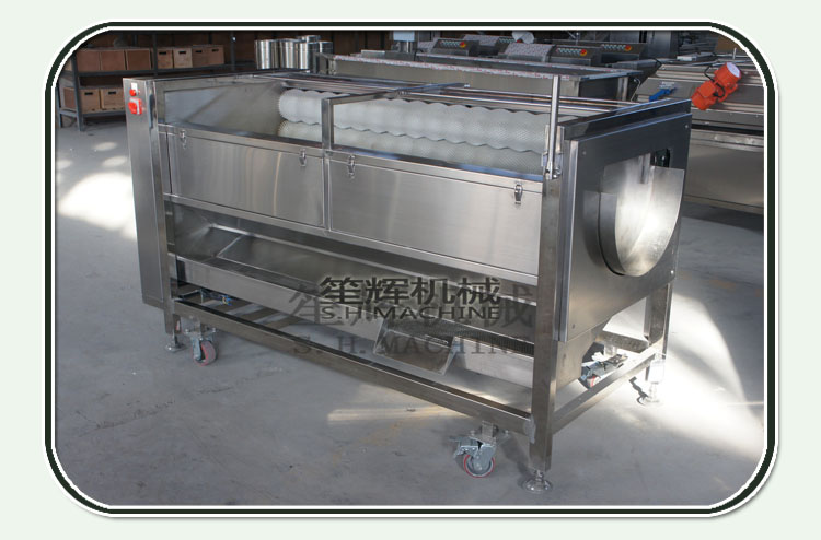 Machine &agrave; peler des brosses