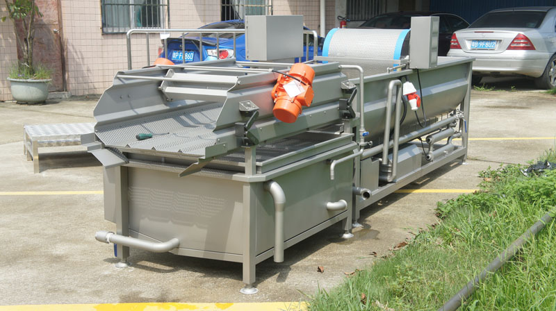 ligne de lavage de l&eacute;gumes