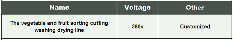 machine de traitement des l&eacute;gumes ligne de production 2-tri