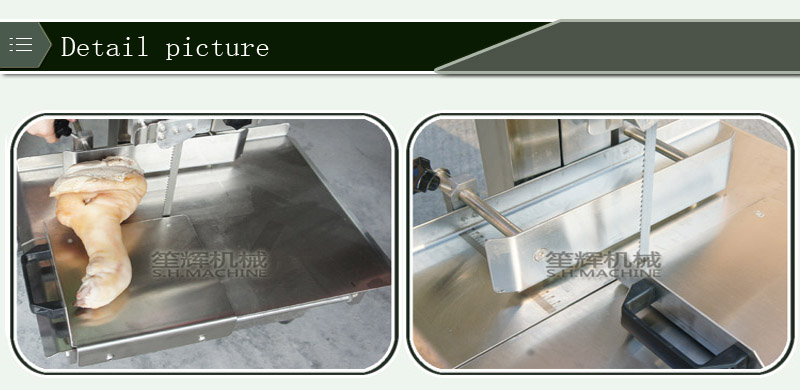 Machine de d&eacute;coupe de viande osseuse &eacute;lectrique