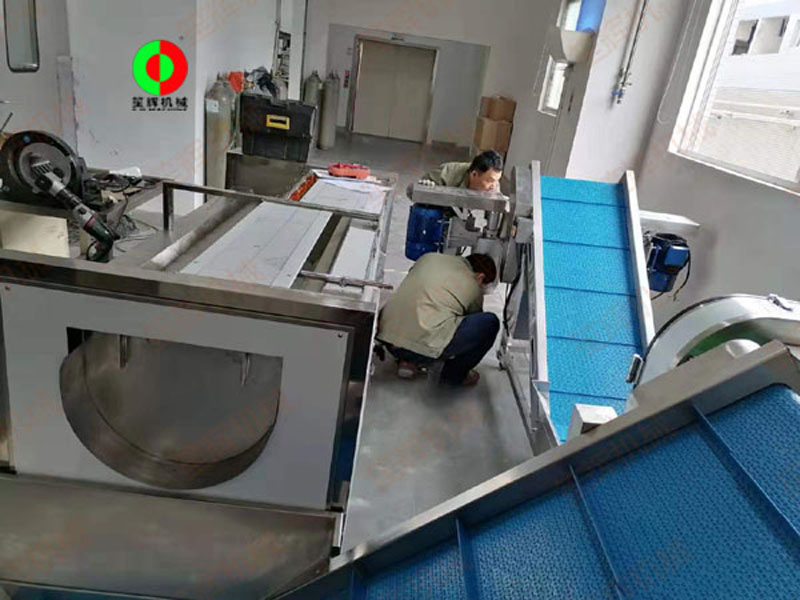 Site d'installation de l'équipement de la ligne de production de jus de gingembre de la société de haute technologie de Zhaoqing KJKJ